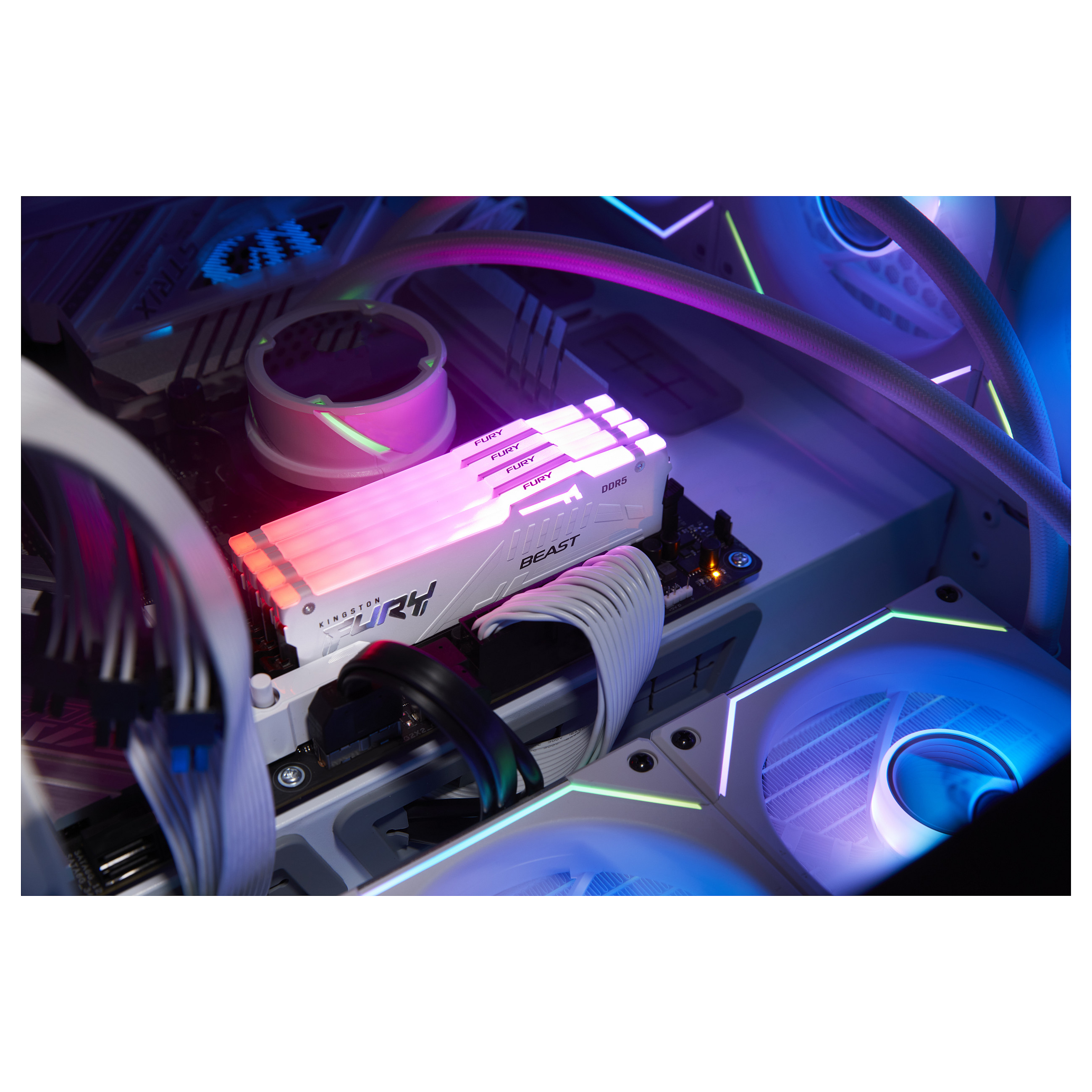 RAM KINGSTON 64G D5-560040 BEAT WT RGB (kapacitet 64GB, brzina 5600MHz, RGB)-8