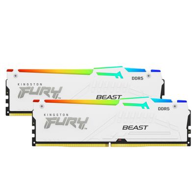 RAM KINGSTON 64G D5-560040 BEAT WT RGB (kapacitet 64GB, brzina 5600MHz, RGB)-0
