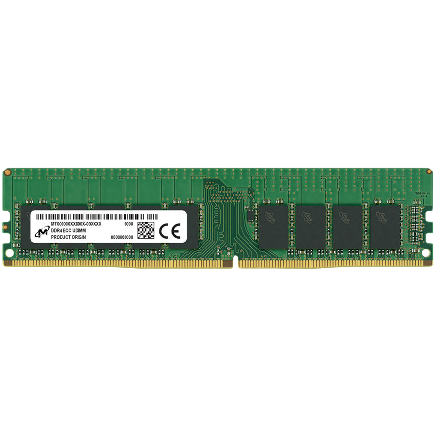 RAM MICRON 16GB DDR4 3200MHz ECC UDIMM (kapacitet 16 GB, brzina 3200MHz, CAS Latency CL22, ECC)-0