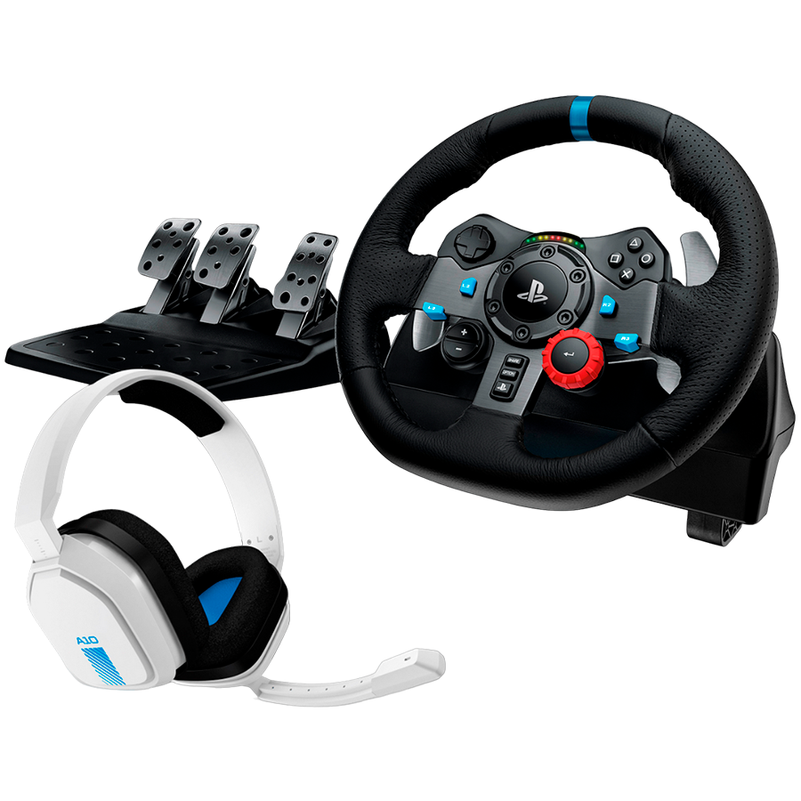 Volan LOGITECH G29 Driving Force za PlayStation5 i PlayStation4 - BIJELI - USB-0