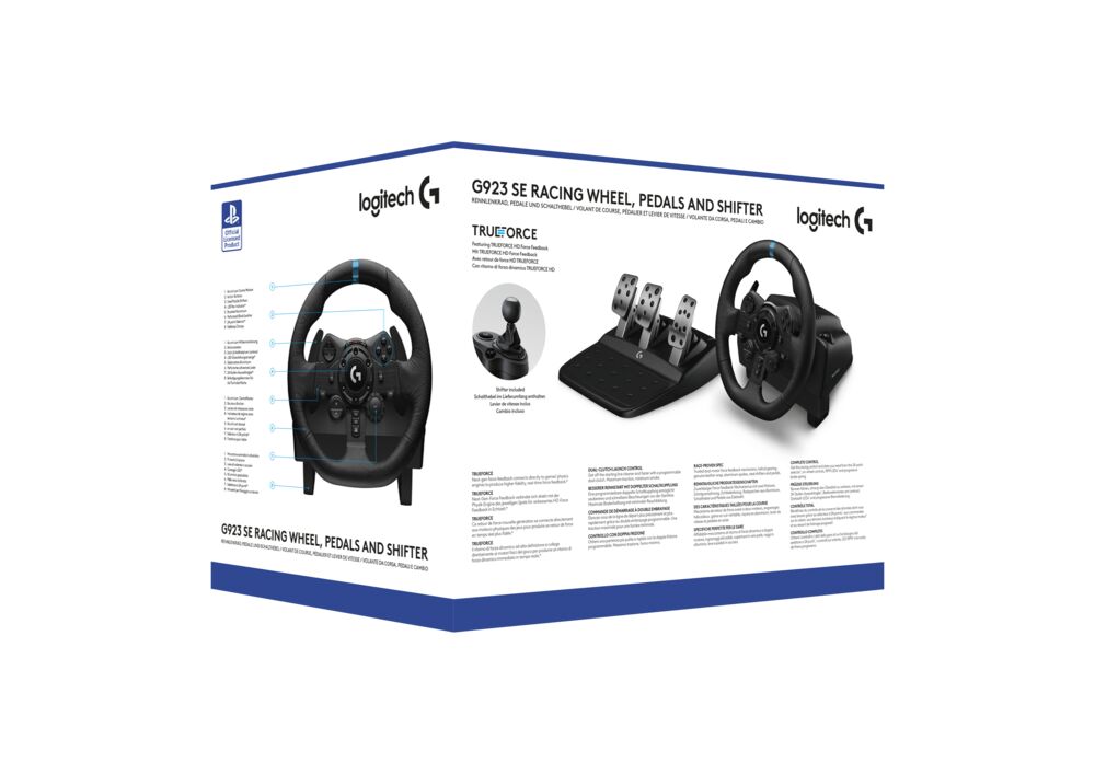 Volan LOGITECH G923 SE Racing Wheel and Shifter Combo za PS5, PS4 i PC - CRNI-2