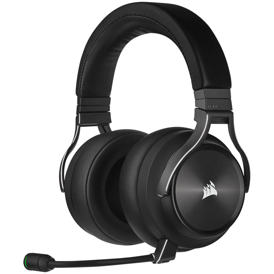 Slušalice CORSAIR VIRTUOSO RGB WIRELESS XT (bežične, over-ear, 15h baterija, mikrofon, RGB, USB-C, Spatial Audio, Dolby Atmos, Slate)-0