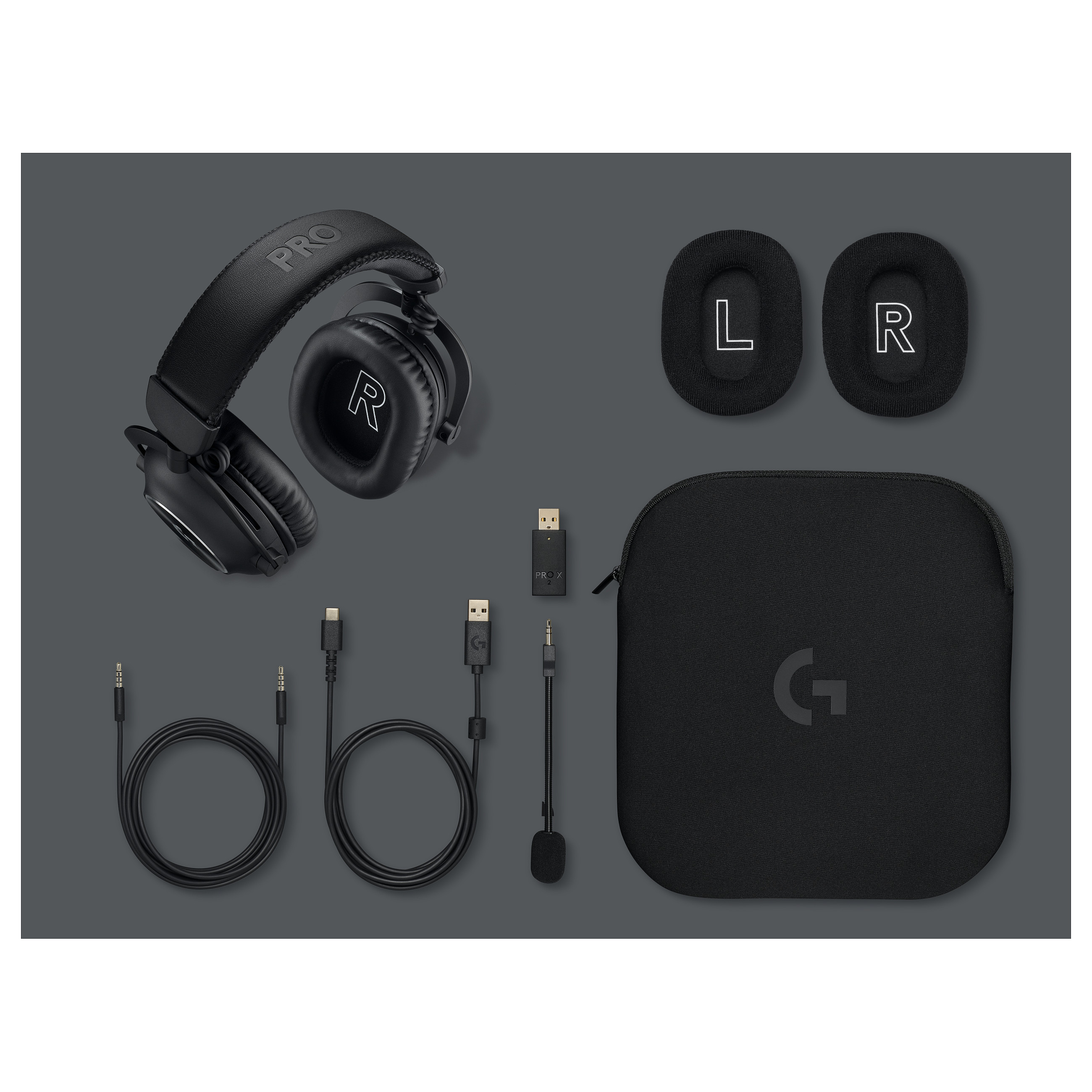 Slušalice LOGITECH G PRO X 2 LIGHTSPEED Over-Ear crne (bežične, Gaming)-10