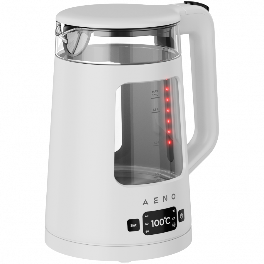 Električni čajnik AENO EK6 (220-240V, 1850-2200W, 2.0L, automatsko isključivanje, zaštita od suhog kuhanja, plavi LED indikator)-8
