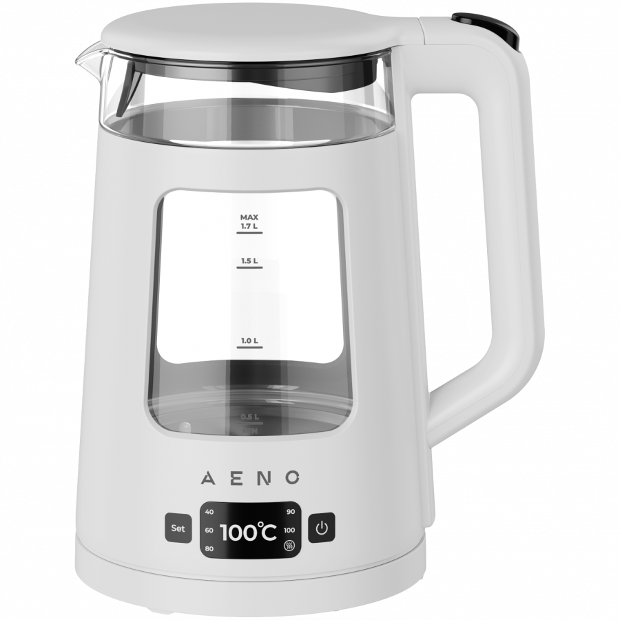 Električni čajnik AENO EK6 (220-240V, 1850-2200W, 2.0L, automatsko isključivanje, zaštita od suhog kuhanja, plavi LED indikator)-10