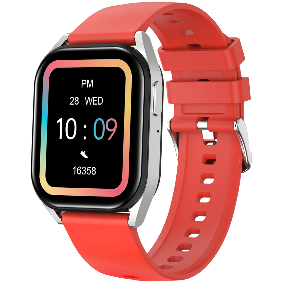 Smart Watch CANYON Chatter SW-58 (280 mAh, lithium ion, 1.80", 240x280, IPS, 128 MB, red silicone strap)-2