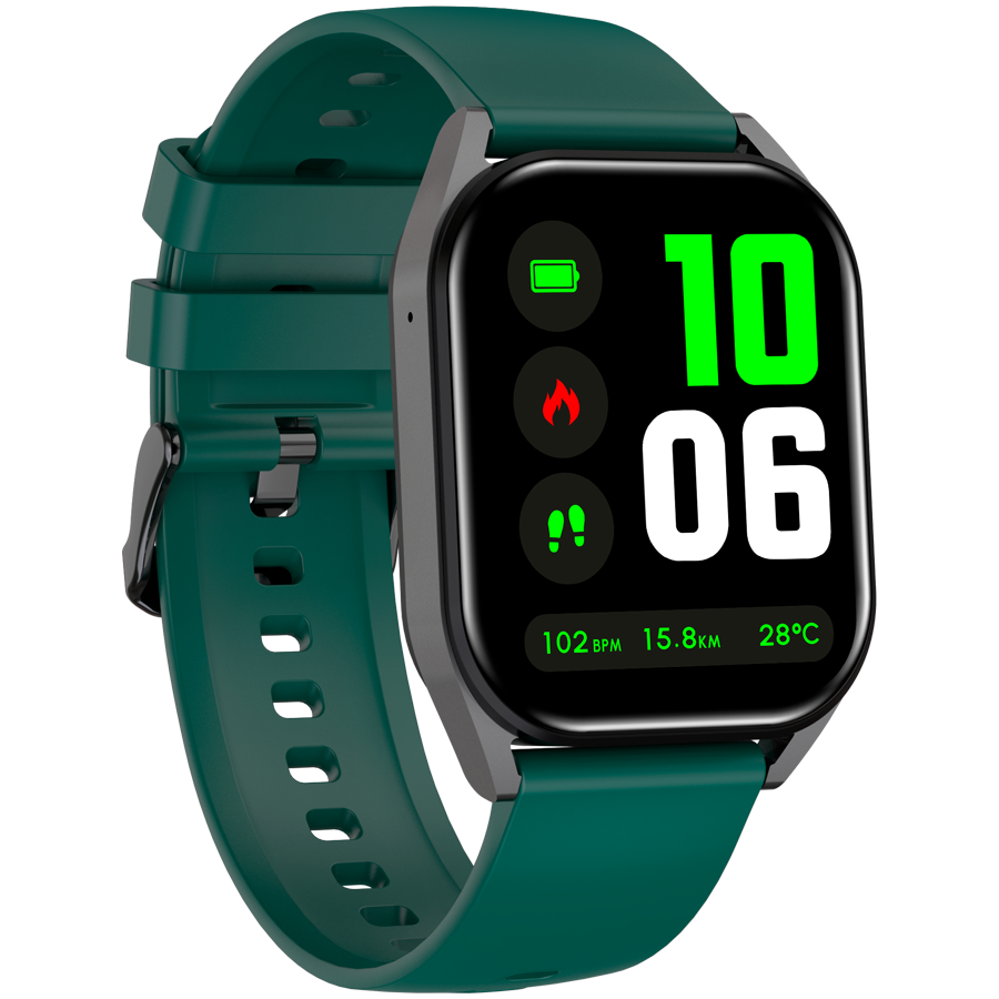 CANYON smart watch Chatter SW-58 BT-CALL Black Green-1