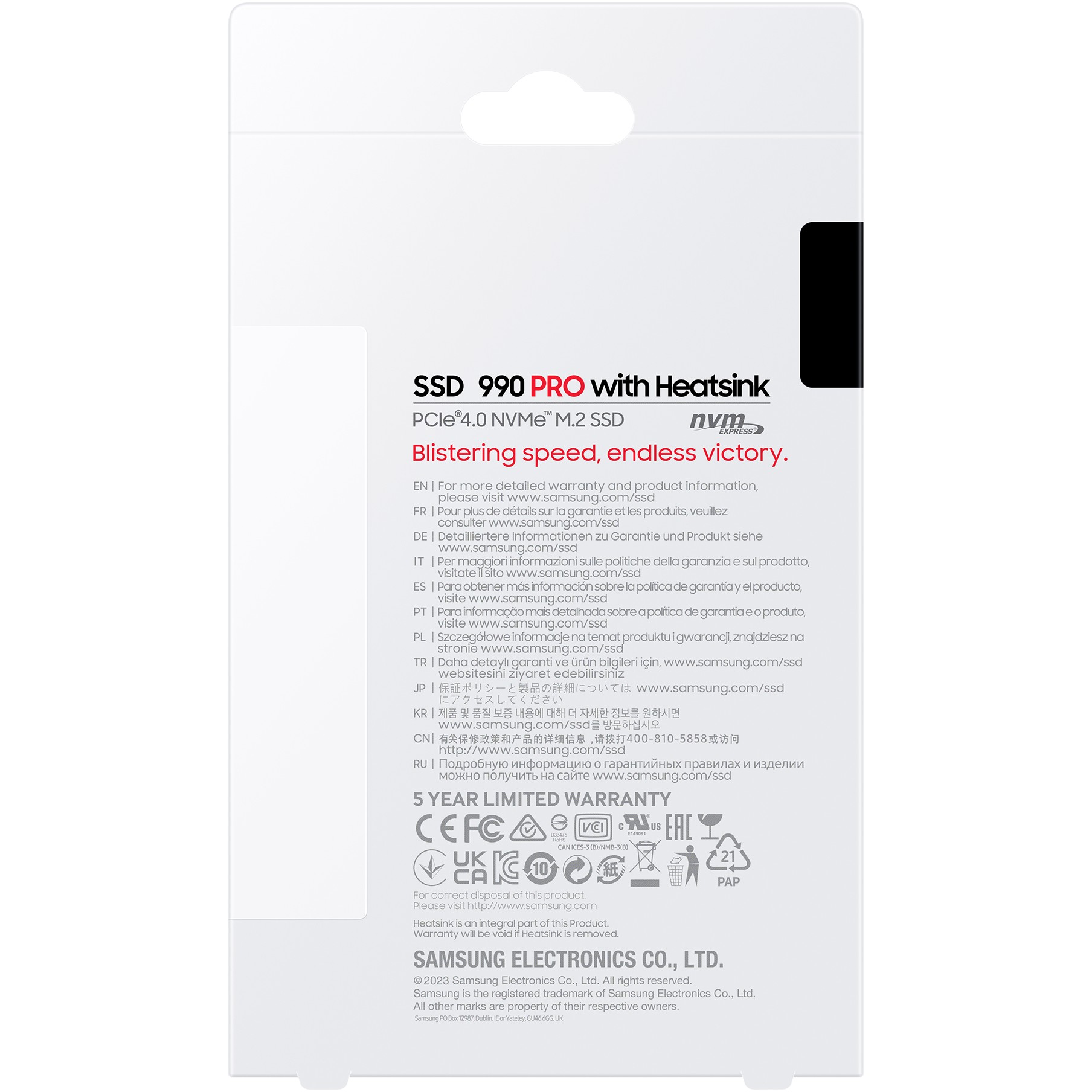 SSD SAMSUNG 990 PRO Series 4TB M.2 PCIe, r7450MB/s, w6900MB/s-5