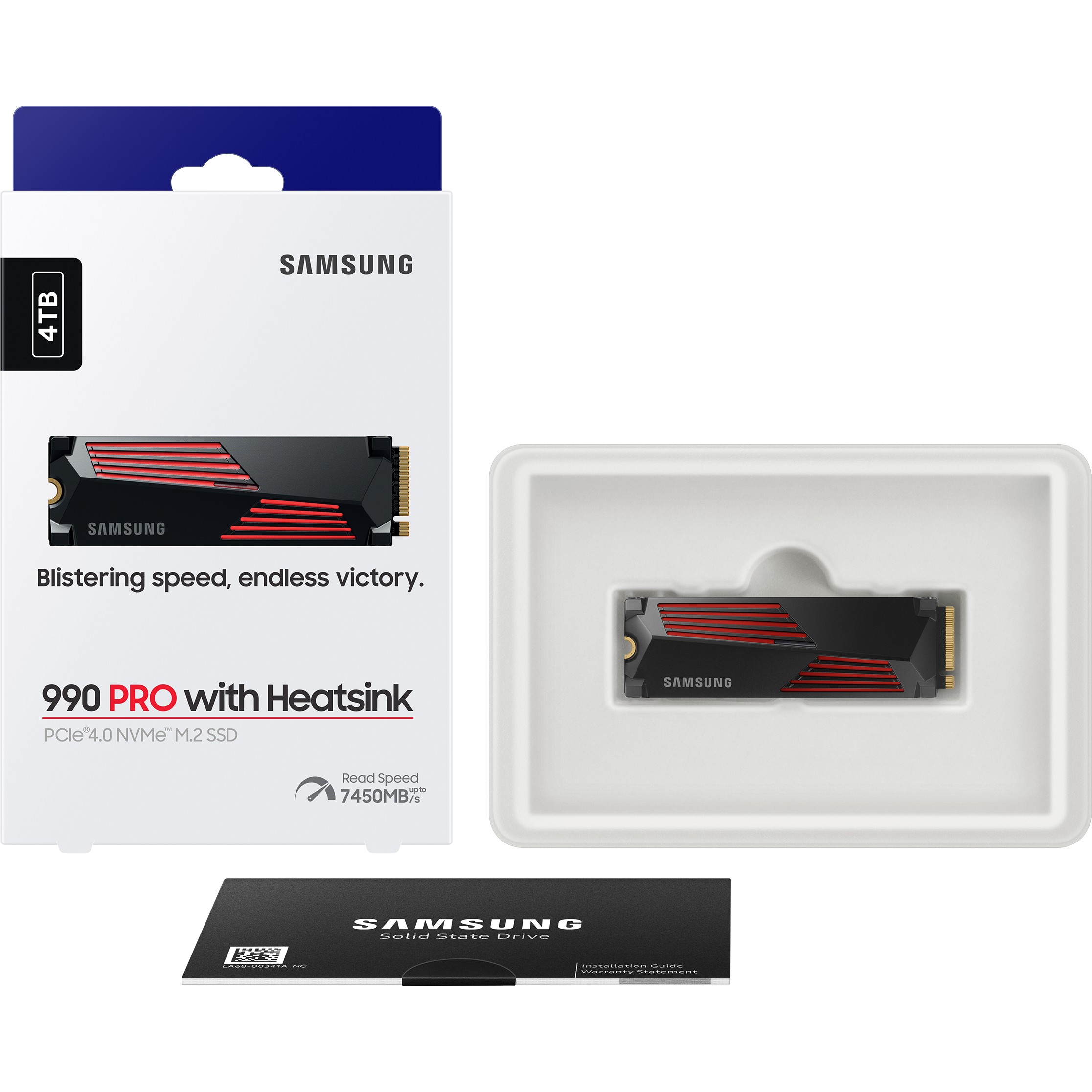 SSD SAMSUNG 990 PRO Series 4TB M.2 PCIe, r7450MB/s, w6900MB/s-8