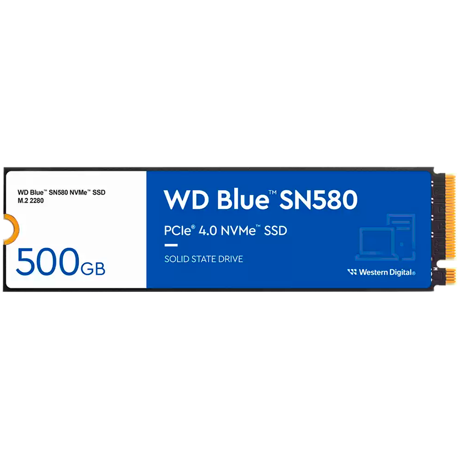 SSD WD Blue (M.2, 500GB, PCIe Gen4 NVMe 1.4b)-0