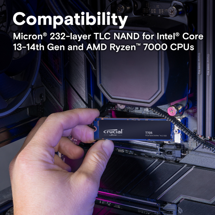 SSD CRUCIAL T705 (4TB, PCIe Gen5, NVMe, M.2)-4