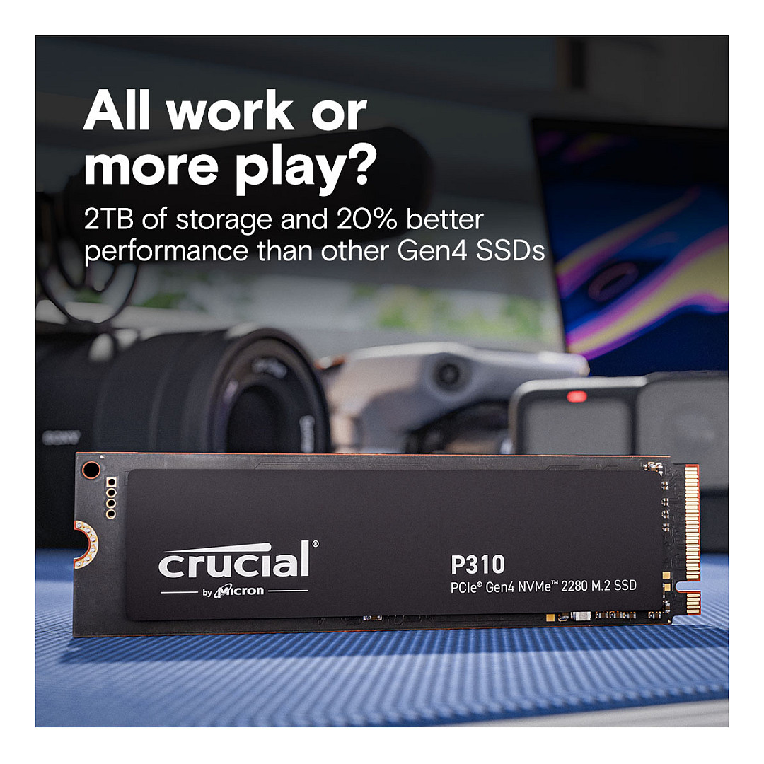 SSD CRUCIAL P310 2TB PCIe Gen4 NVMe M.2-9
