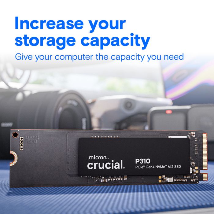 SSD CRUCIAL P310 (kapacitet 500 GB, maksimalna brzina čitanja 6600 MB/s, maksimalna brzina pisanja 3500 MB/s, form factor M.2 22x80mm, podržava PCIe NVMe 4.0 x4)-2