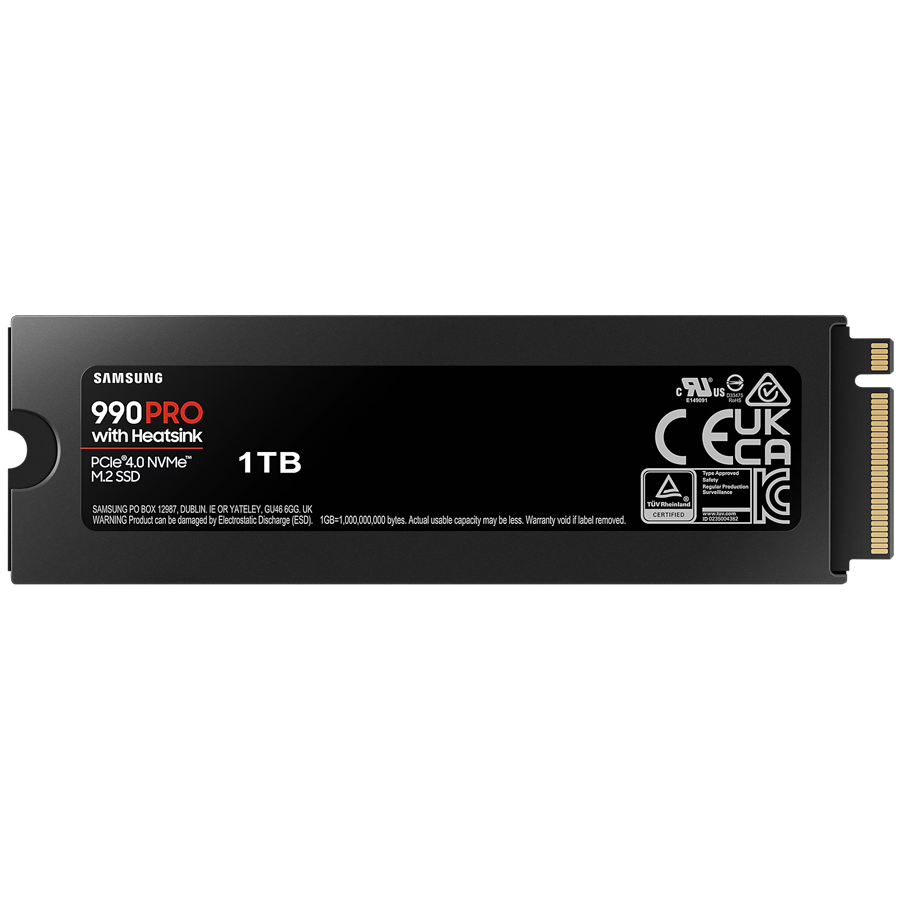 SSD SAMSUNG 990 PRO Series 1TB M.2 PCIe (7450MB/s, 6900MB/s, s hladnjakom)-1