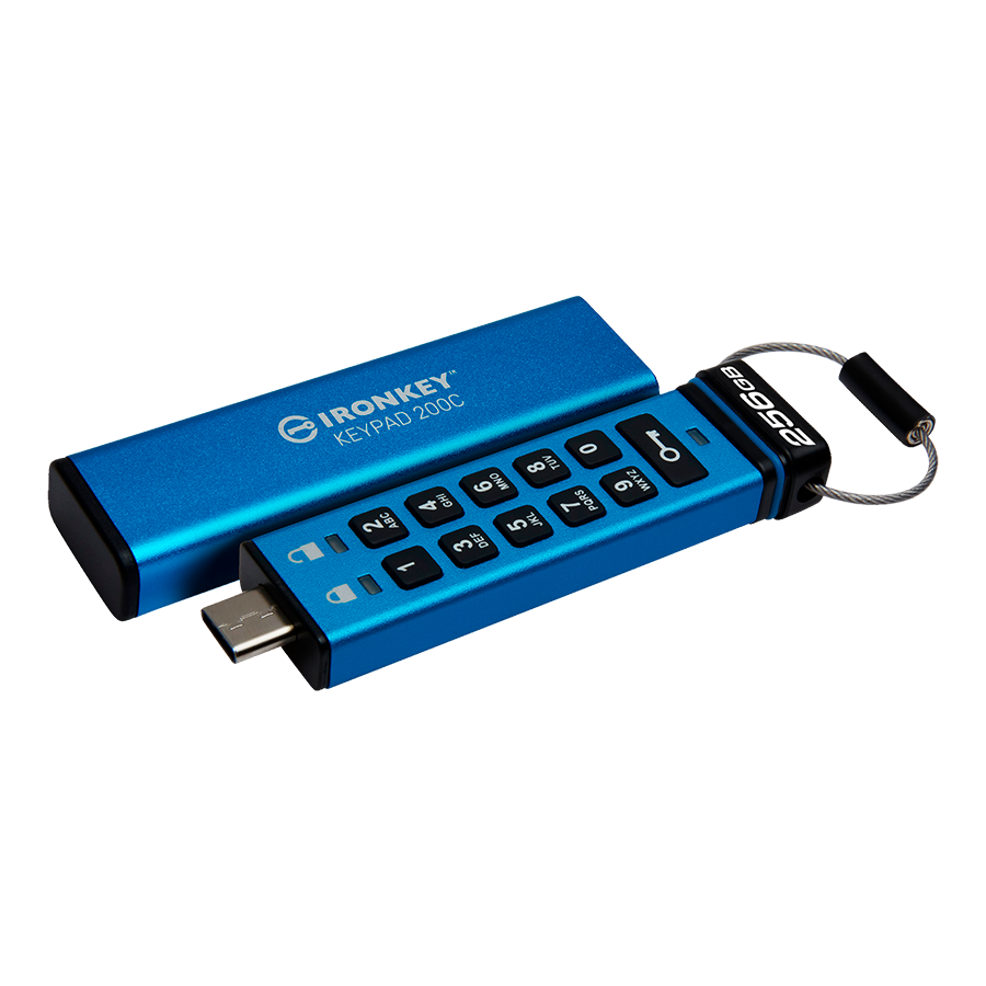 USB memorija KINGSTON 256GB IronKey Keypad 200C (FIPS 140-3 Lvl 3, AES-256)-2