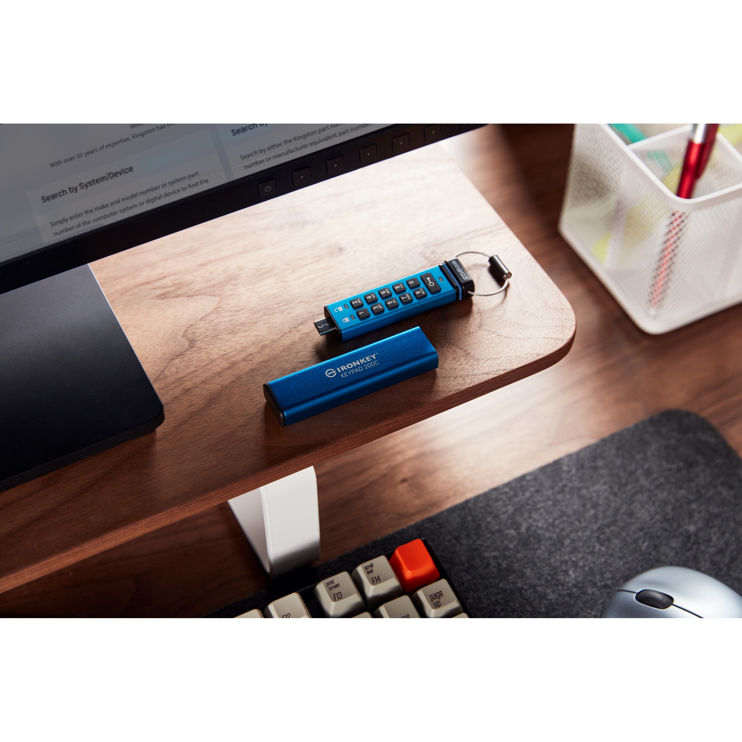 USB memorija KINGSTON 256GB IronKey Keypad 200C (FIPS 140-3 Lvl 3, AES-256)-9