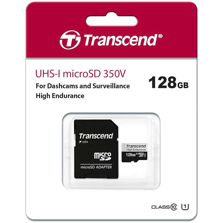 Memorijska kartica TRANSCEND High Endurance 128GB (microSDXC, uhs-i u3, 95/45 mb/s, s adapterom)-1