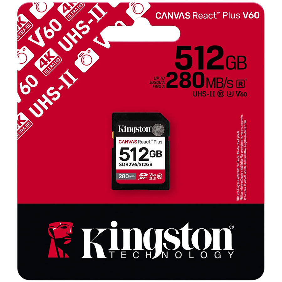 SD kartica KINGSTON Canvas React Plus 512GB (SDXC UHS-II, 280R/150W, U3, V60)-3