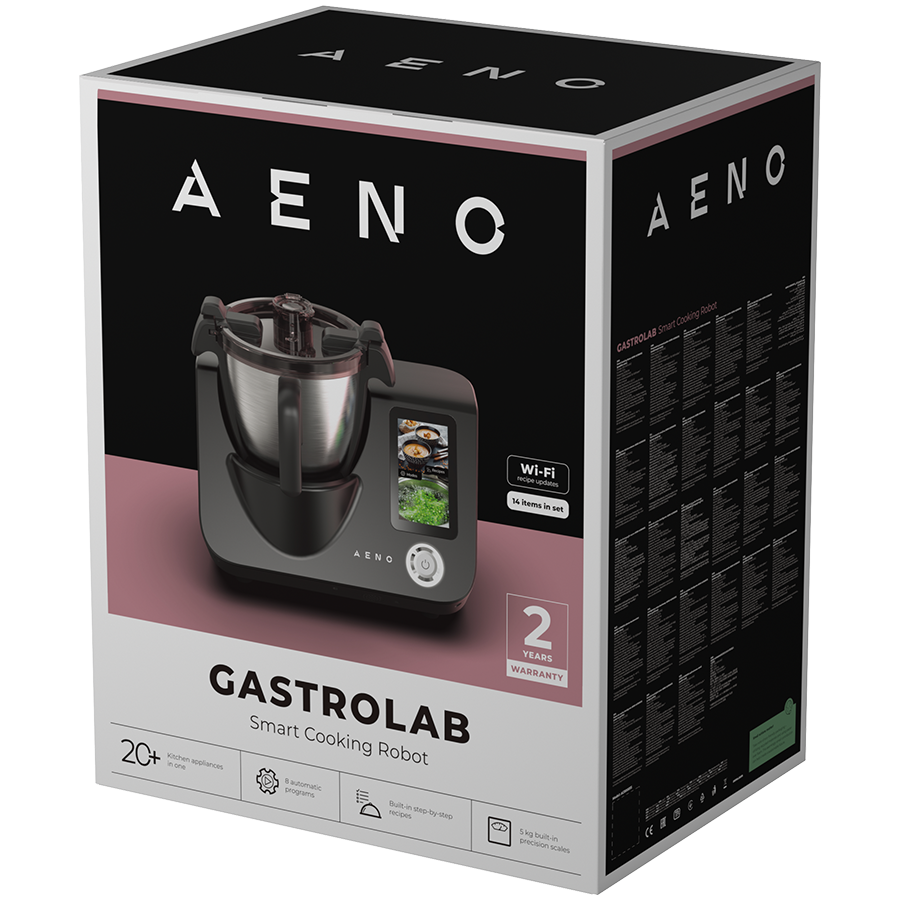 Kuhinjski robot AENO GastroLab CR1S (1300w, 3.5l, wi-fi, grafitni)-1