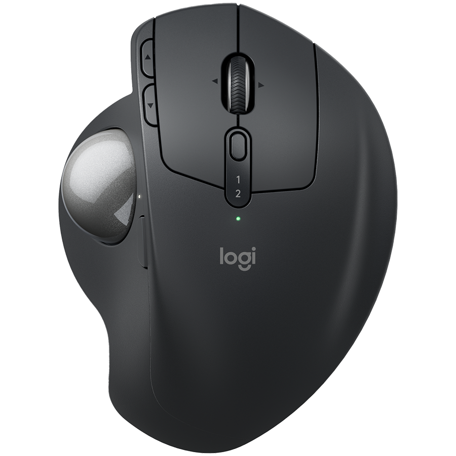 LOGITECH MX Ergo S Advanced Wireless Trackball - GRAPHITE - 2.4GHZ/BT - EMEA28-935 - EMEA-0
