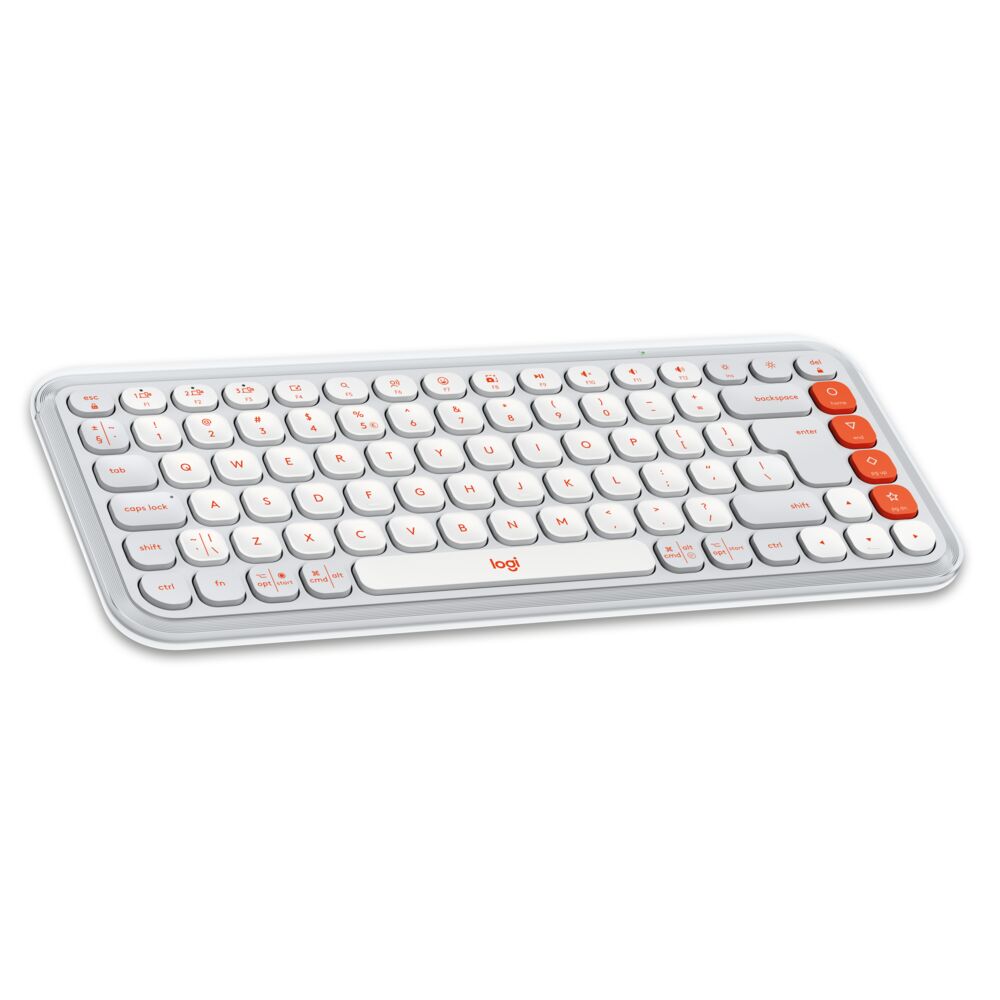 Tipkovnica LOGITECH POP ICON KEYS OFF WHITE US INTL BT-5