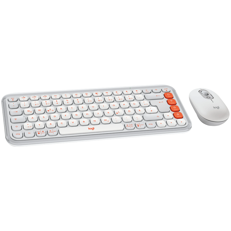 Miš LOGITECH POP ICON COMBO bijela boja, US INTL, Bluetooth-1