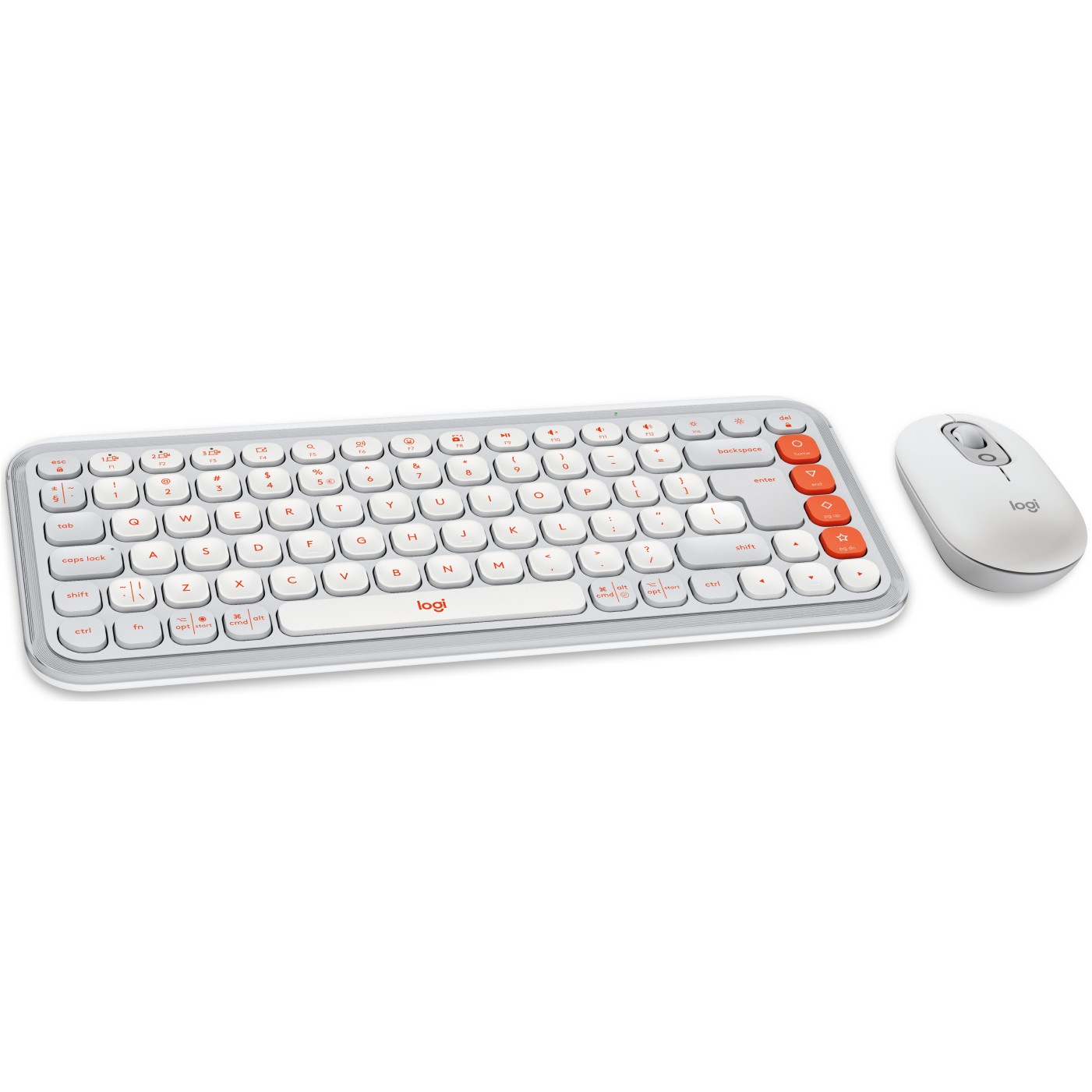 Miš LOGITECH POP ICON COMBO bijela boja, US INTL, Bluetooth-5