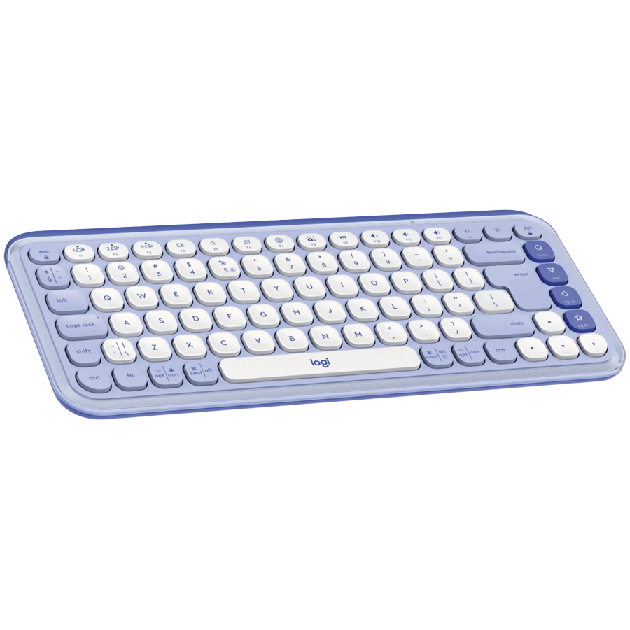 Kombinacija tipkovnice i miša LOGITECH POP ICON COMBO LILAC - BT-2