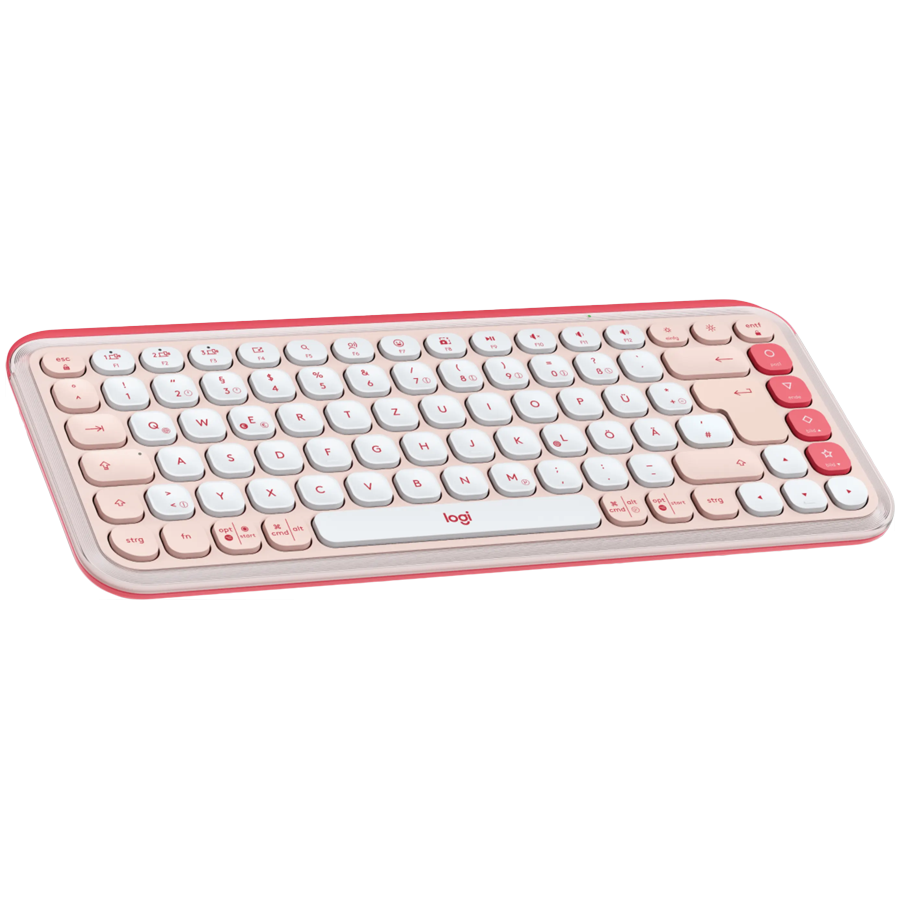 Kombinacija tipkovnica i miša LOGITECH POP ICON COMBO ROSE - BT-2