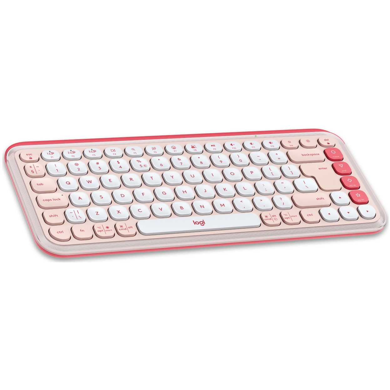 Kombinacija tipkovnica i miša LOGITECH POP ICON COMBO ROSE - BT-6