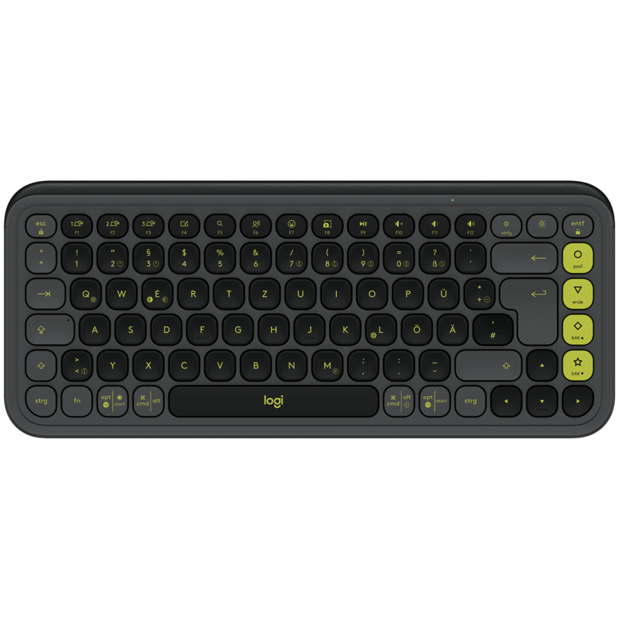 Tipkovnica LOGITECH Pop Icon Keys, Graphite, US INTL, Bluetooth – internacionalna non HR tipkovnica-0