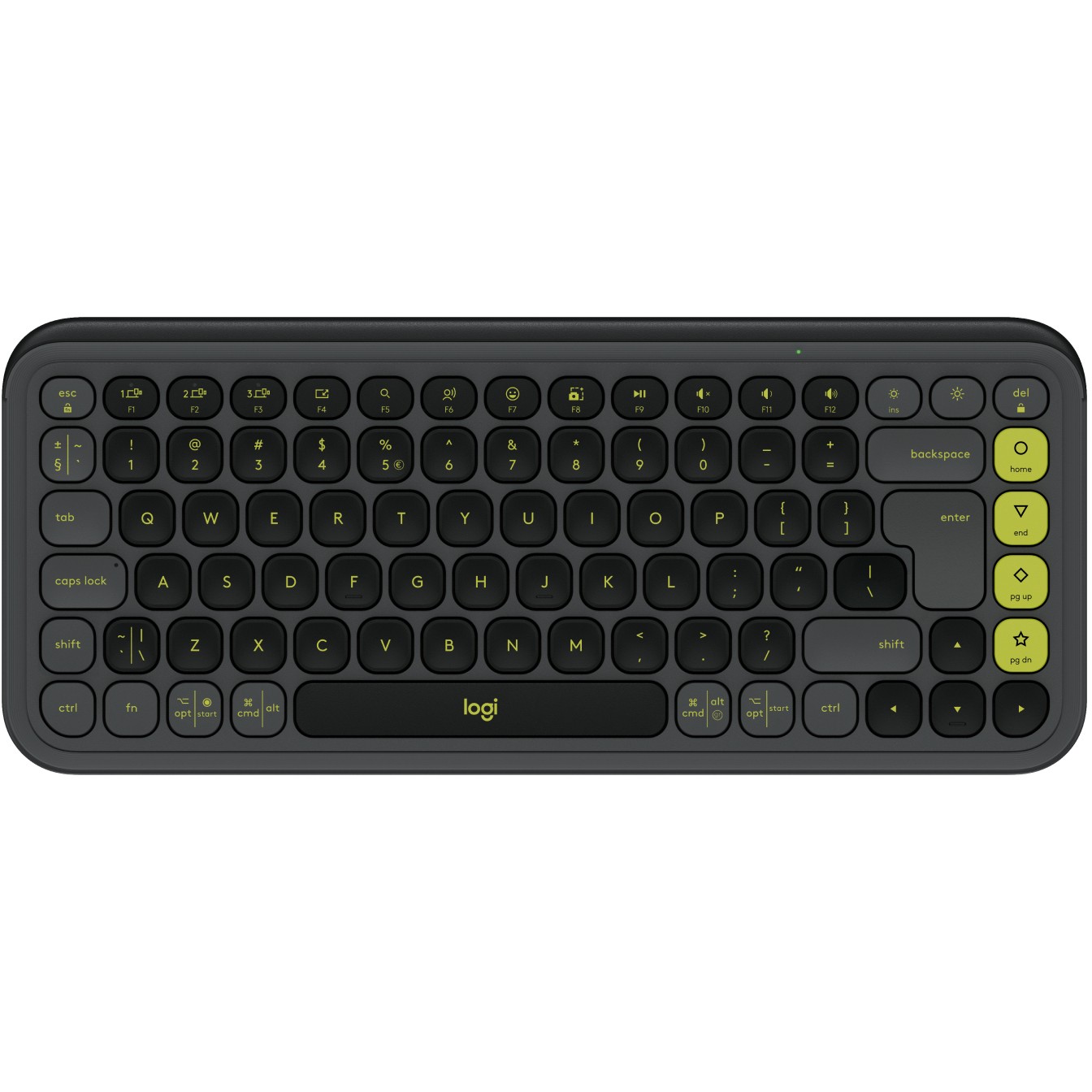 Tipkovnica LOGITECH Pop Icon Keys, Graphite, US INTL, Bluetooth – internacionalna non HR tipkovnica-5
