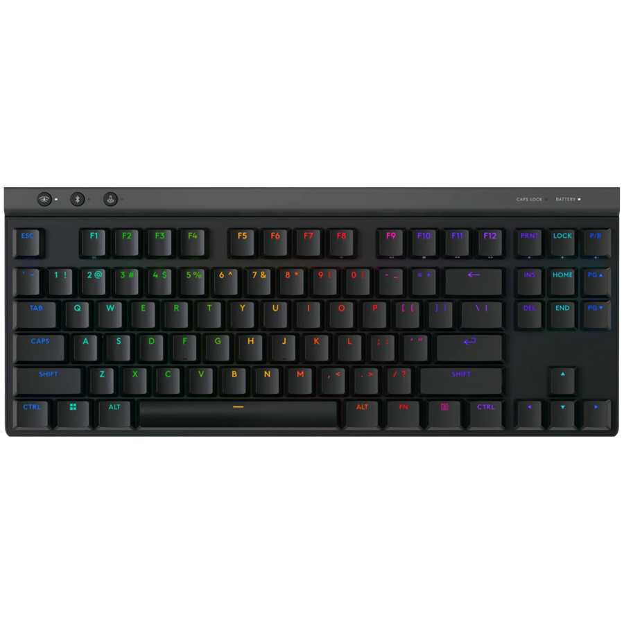 LOGITECH G515 TKL Gaming Keyboard - BLACK - US INTL - 2.4GHZ/BT - EMEA28i-935 - TACTILE