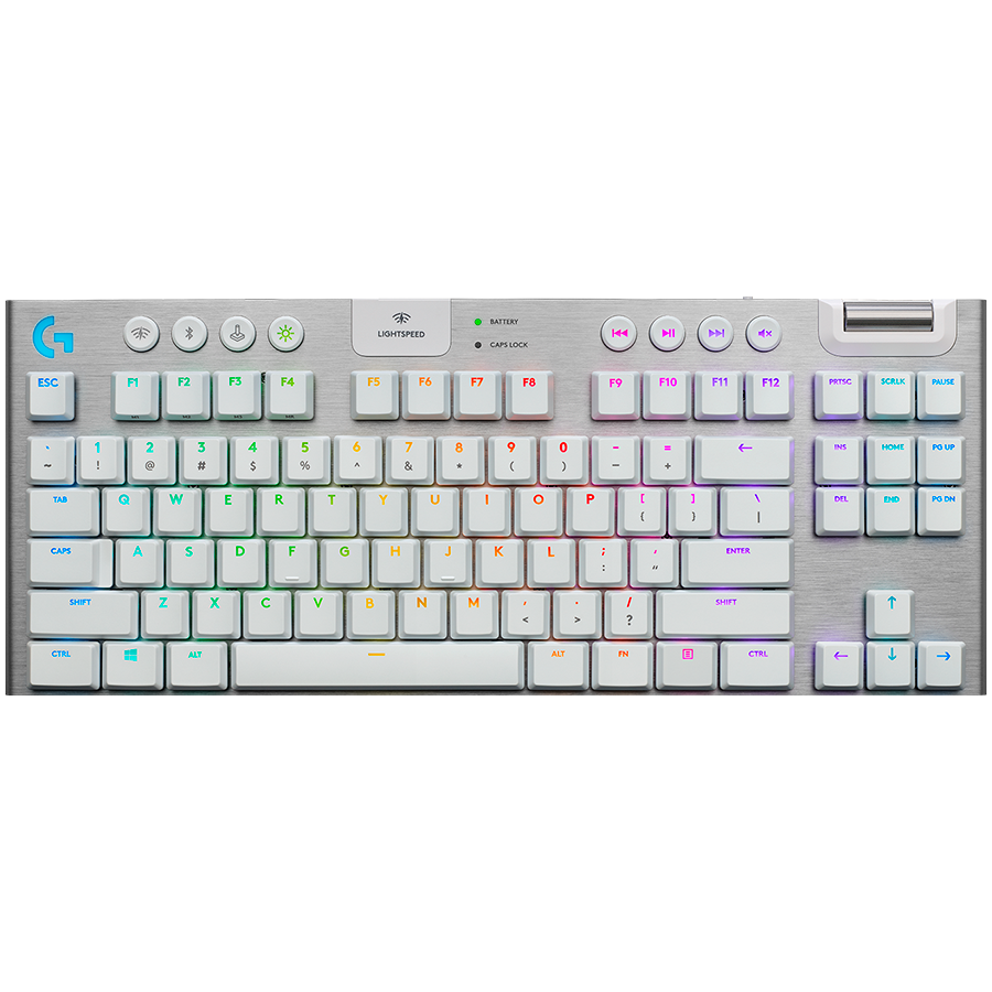 Bežična gaming tipkovnica LOGITECH G915 X LIGHTSPEED (Bijela, US INT'L, TACTILE)