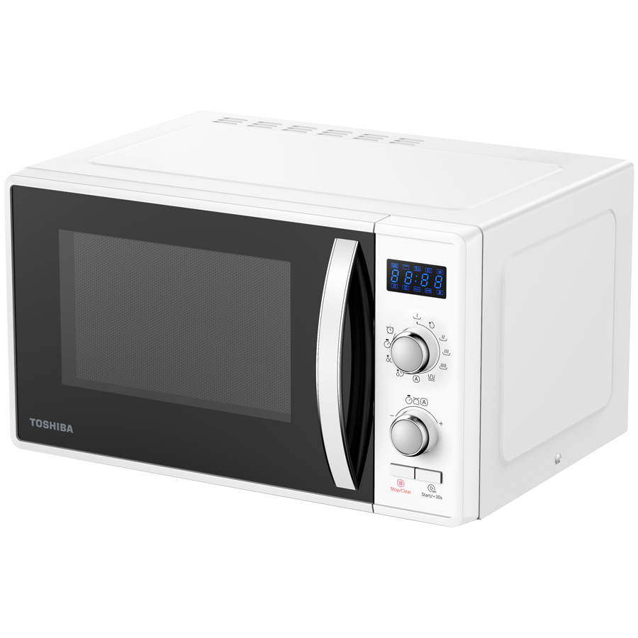 Mikrovalna pećnica TOSHIBA MW2-AG23P(WH) 3-u-1 s roštiljem i kombiniranom pločom, 23 litre, bijela-3