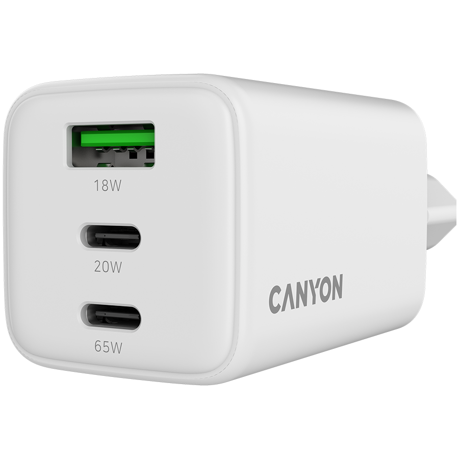 Punjač CANYON CU65ACC (65 W, 2xUSB-C, 1xUSB Type A, GaN Technology)-4