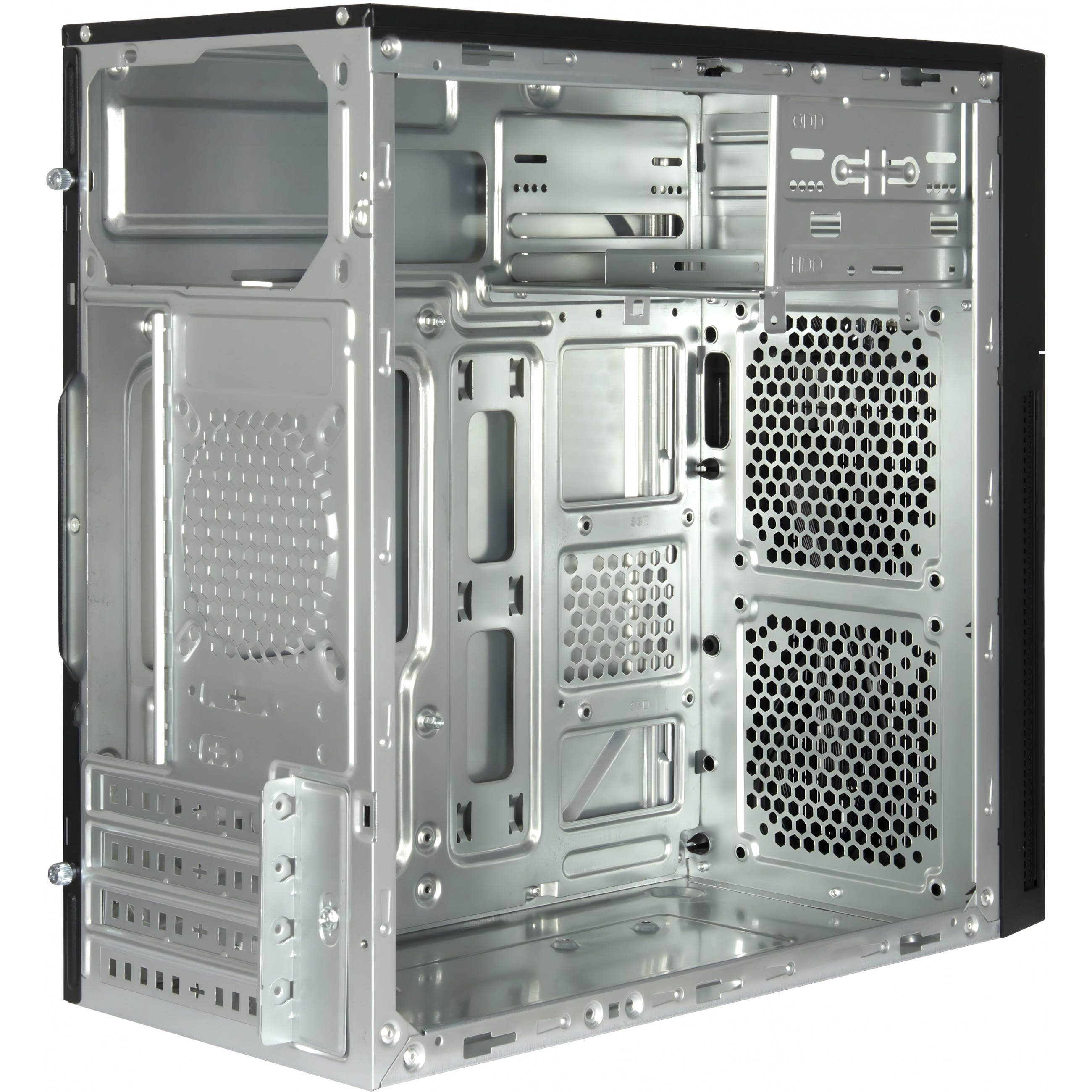 PC Kućište INTER-TECH IT-6521 mATX, 1x 5.25" vanjski, 2x 3.5" unutarnji i vanjski, 3x 2.5" unutarnji, 2x USB 3.0, Dark Gray-7