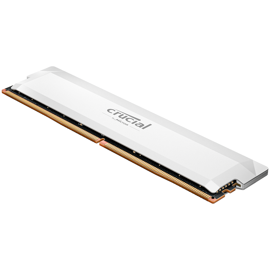 RAM CRUCIAL Pro OC 16GB DDR5-6400 UDIMM CL38 White