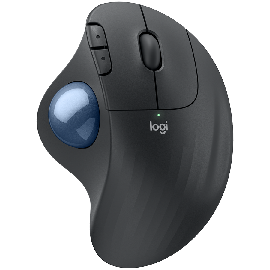 Bežični trackball LOGITECH ERGO M575S (GRAPHITE+BLUE BALL, BT, EMEA28-935)-0