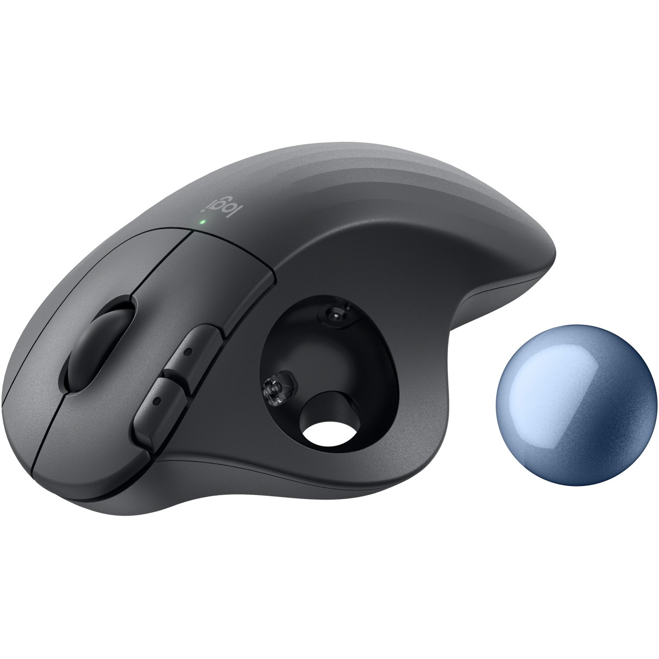 Bežični trackball LOGITECH ERGO M575S (GRAPHITE+BLUE BALL, BT, EMEA28-935)-5