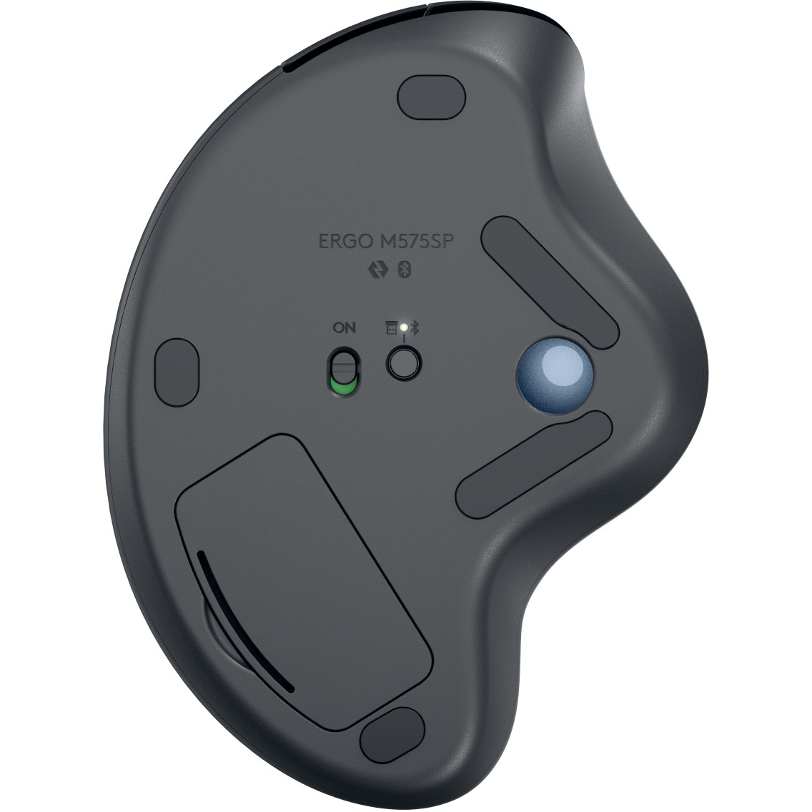 Bežični trackball LOGITECH ERGO M575S (GRAPHITE+BLUE BALL, BT, EMEA28-935)-6