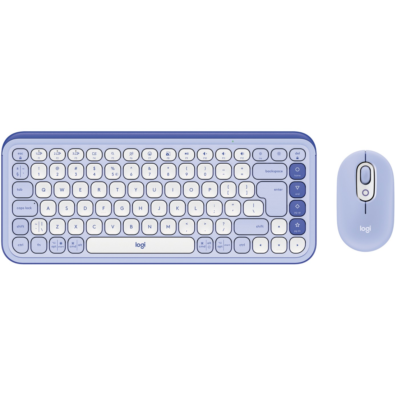 Miš LOGITECH POP ICON COMBO - LILAC - US INTL - BT - INTNL-973, boja ljubičasta, Bluetooth-5