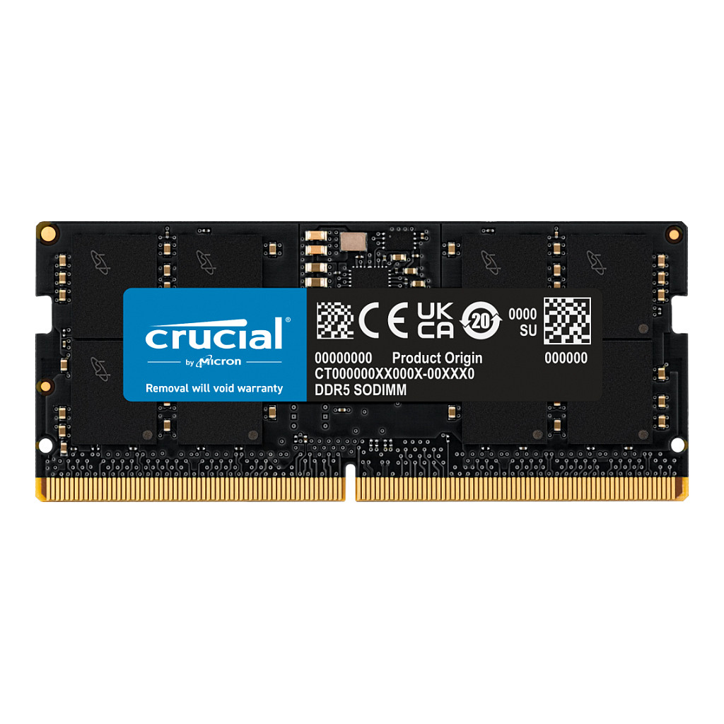 RAM CRUCIAL 16GB DDR5-5600 SODIMM CL46 (16Gbit)