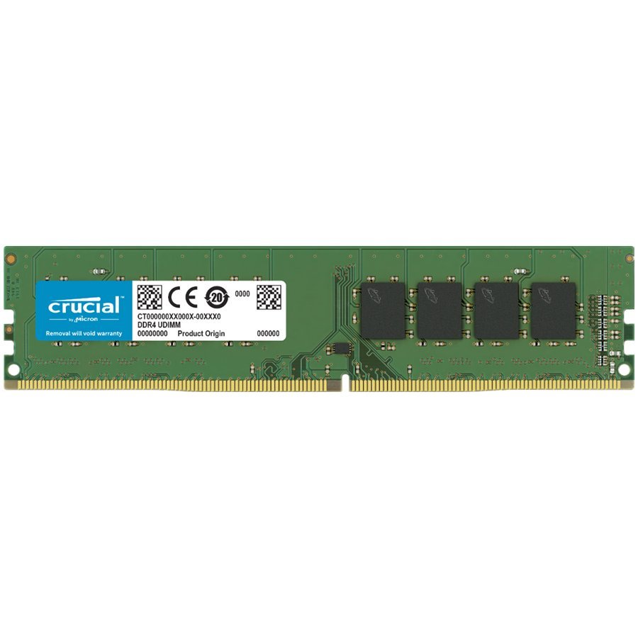 RAM CRUCIAL 16GB DDR4-3200 UDIMM CL22 (16 GB, 3200MHz, DIMM 288-pin)