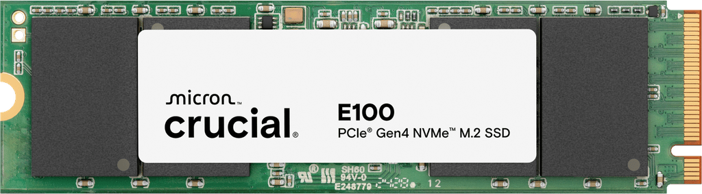 SSD CRUCIAL E100 1TB PCIe 4.0 Gen4 M.2 2280 NVMe-10