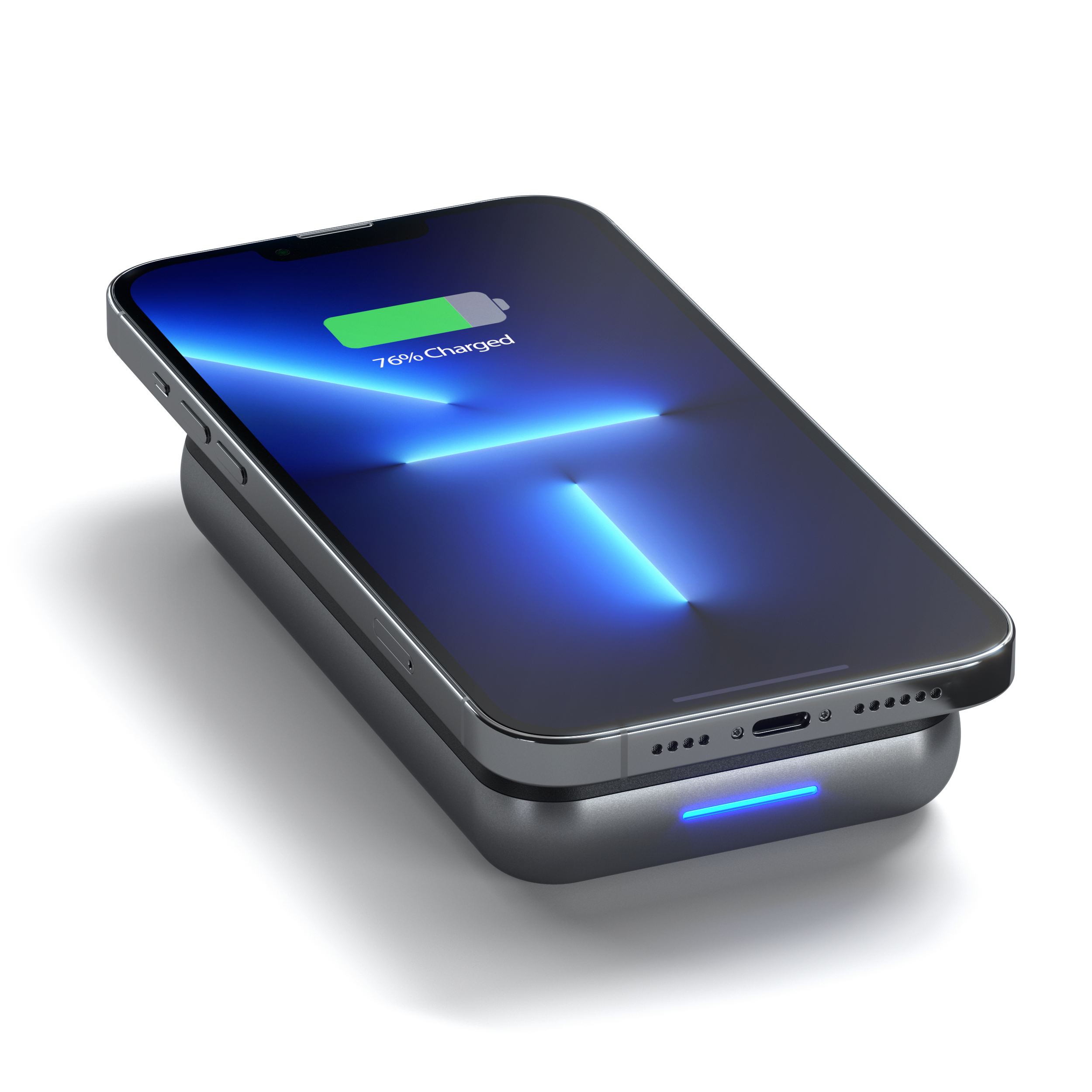 Bežični punjač SATECHI Duo Power Stand (Powerbank za iPhone & Airpods) - Space Grey-2