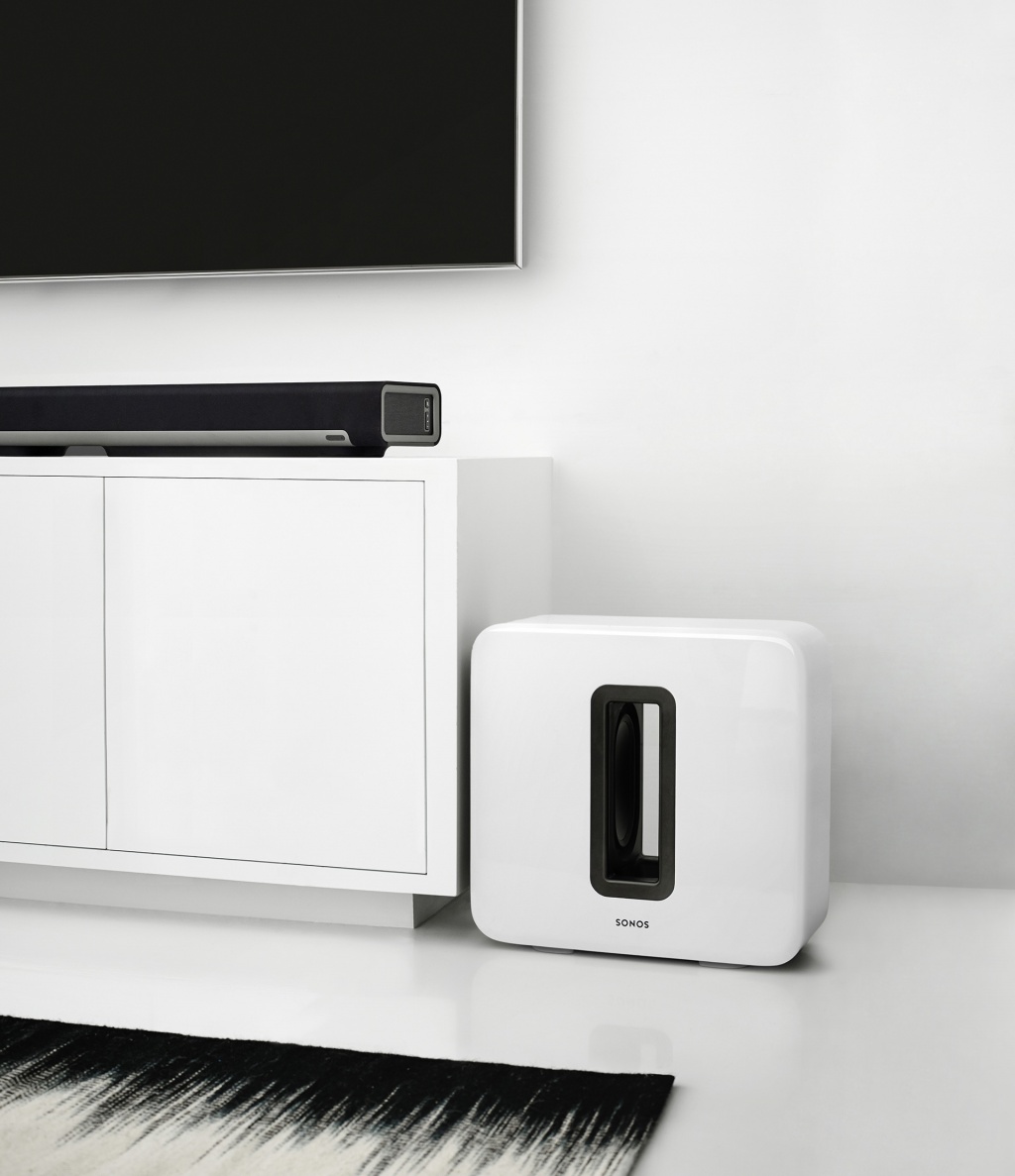 Bežični subwoofer SONOS Sub (gloss, bijeli)-2