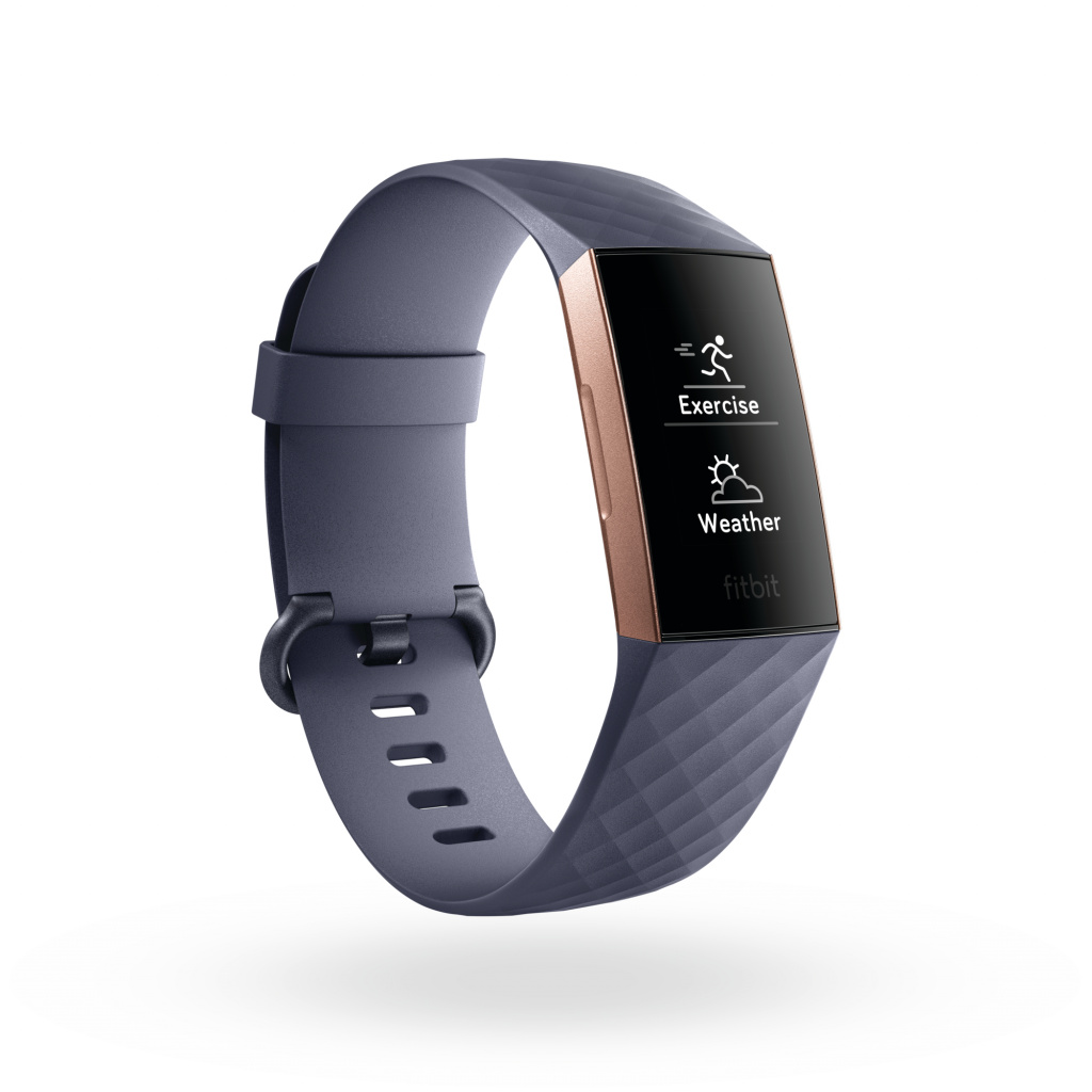 Fitness tracker FITBIT Charge 3 (rose gold, blue grey)-3