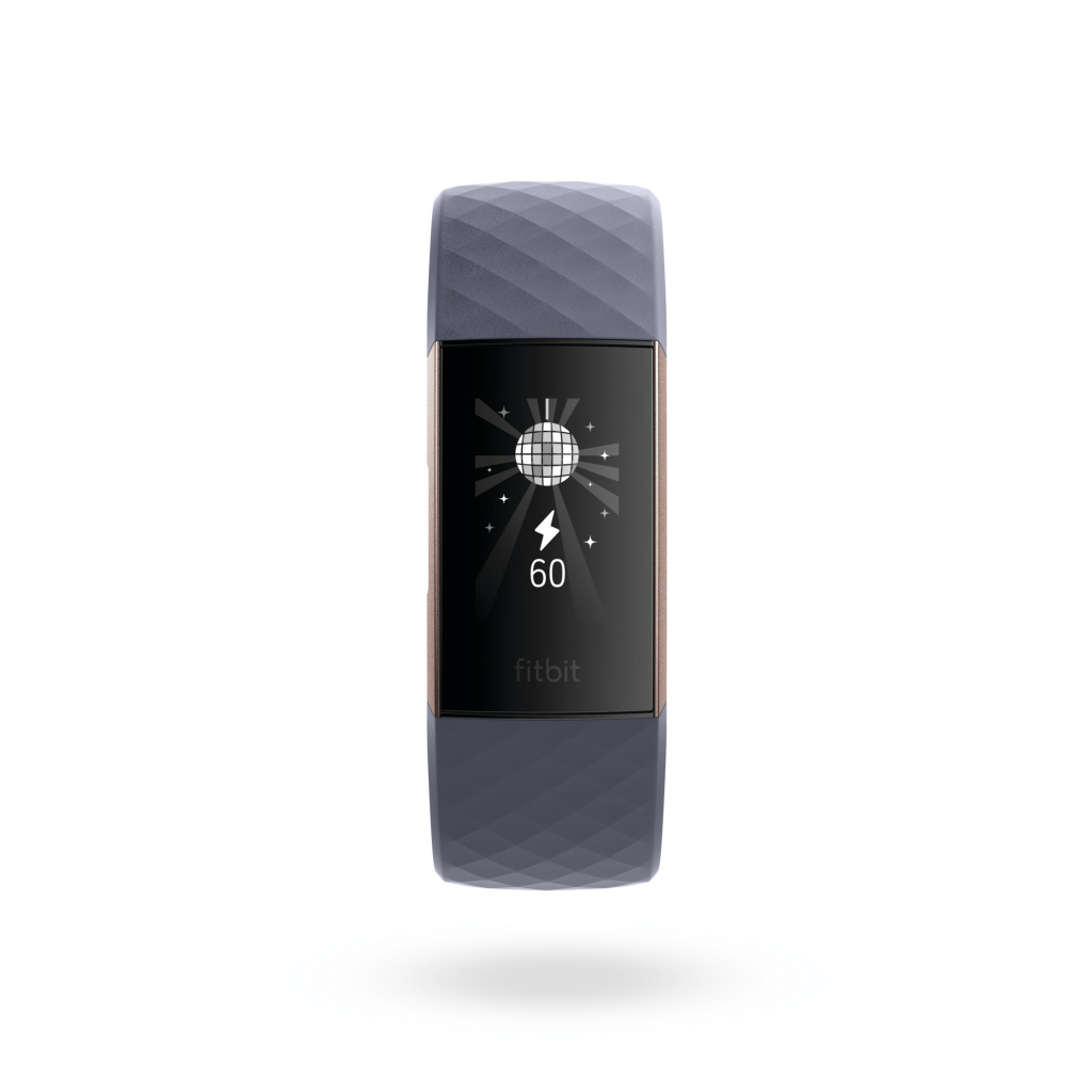 Fitness tracker FITBIT Charge 3 (rose gold, blue grey)-6