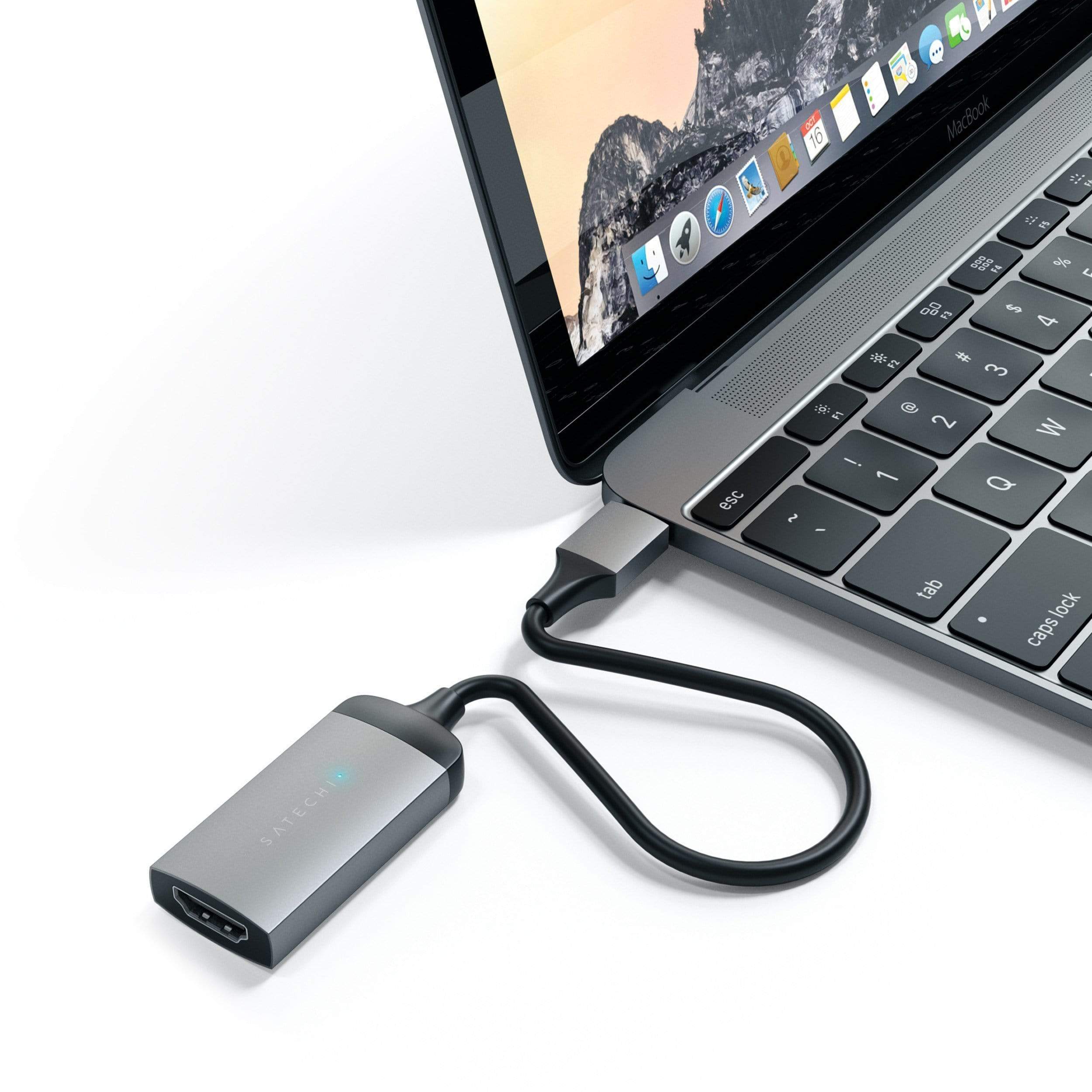 Satechi Type-C to 4K HDMI Adapter - Space Grey-6